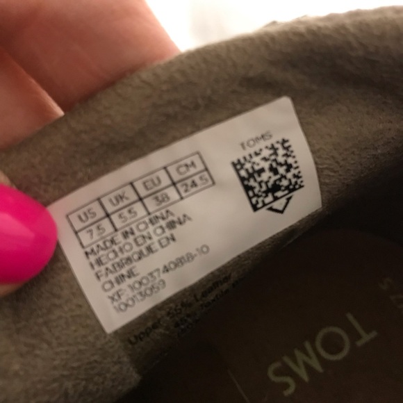 TOMS Two Tone Lacie Tan Ankle Booties SIZE 7.5 - Picture 6 of 12